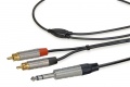Phono Plug/jack Plug - Ryvcc015 Ks 6,3mm Stereo - 2x Phono Plug, 1.5m